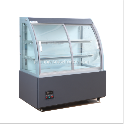 Base de mármore de padaria display geladeira geladeira geladeira